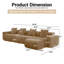 Canapé modulaire en L 5 places-899796581