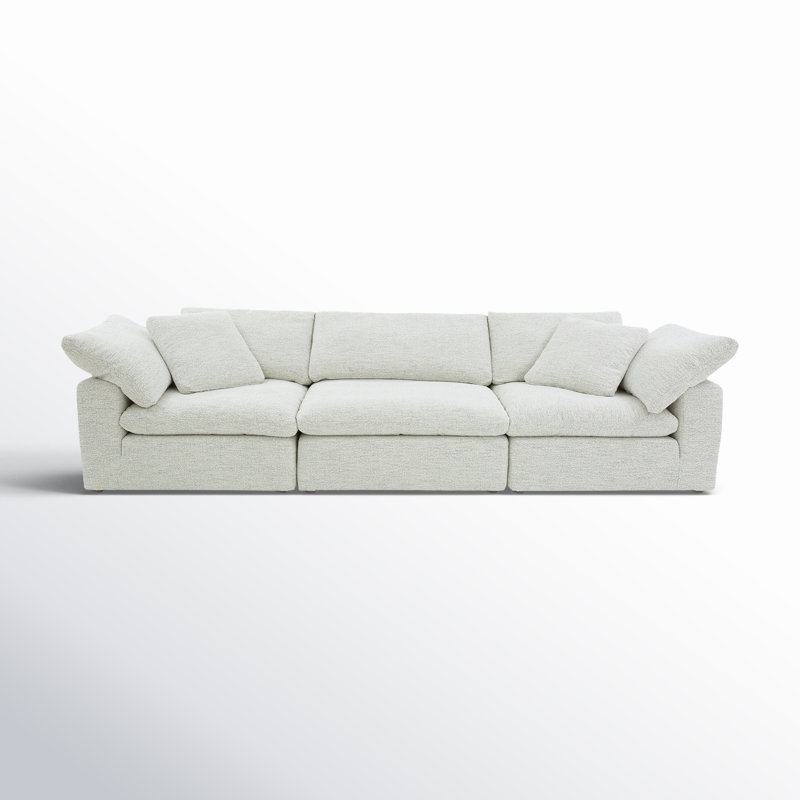 Tila 3 - Piece Performance Fabric Modular Sectional, Desert Sage Performance