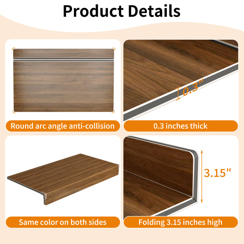( WALNUT Color ) 5 Pcs Wire Shelf Covers, Foamed PVC Wire Rack Covers For Removable Closet (Not Wood), Pantry Shelves For Cabinet Bathroom Kitchen Shelving Decoration