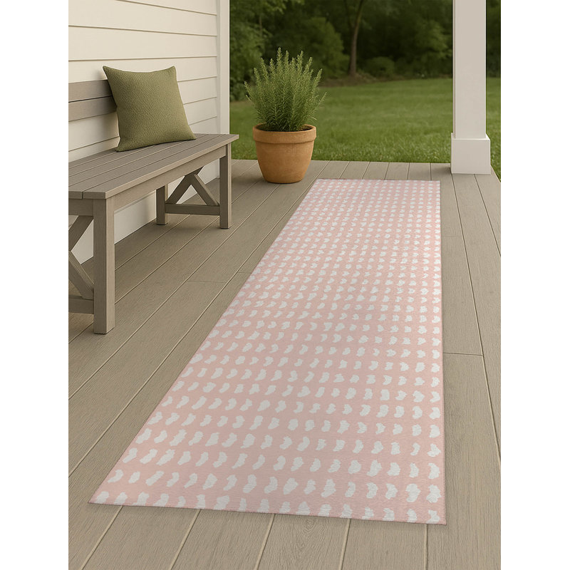 Tapis d'extérieur antidérapant Gio, Tapis de couloir 2 pi 6 po x 8 pi