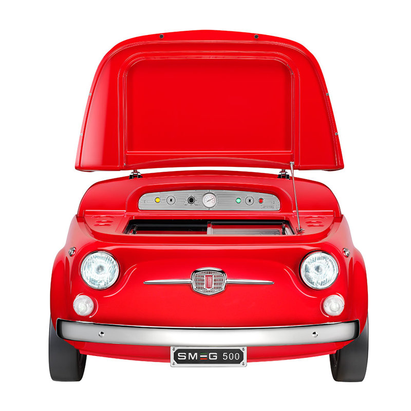50" Smeg Fiat Beverage Cooler, Red