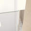 Porte de douche pliante, verre trempé de 1/4 po (6 mm), cadre en aluminium, film antidéflagrant-120558956