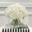 French Country Artificial Flowers Arrangement-Wedding Flower Arrangement-Real Touch White Roses Arrangement-White Rose Modern Centerpiece-1816468525