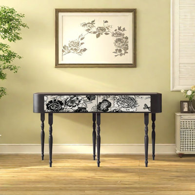 Retro Multifunctional Elegant Console Table