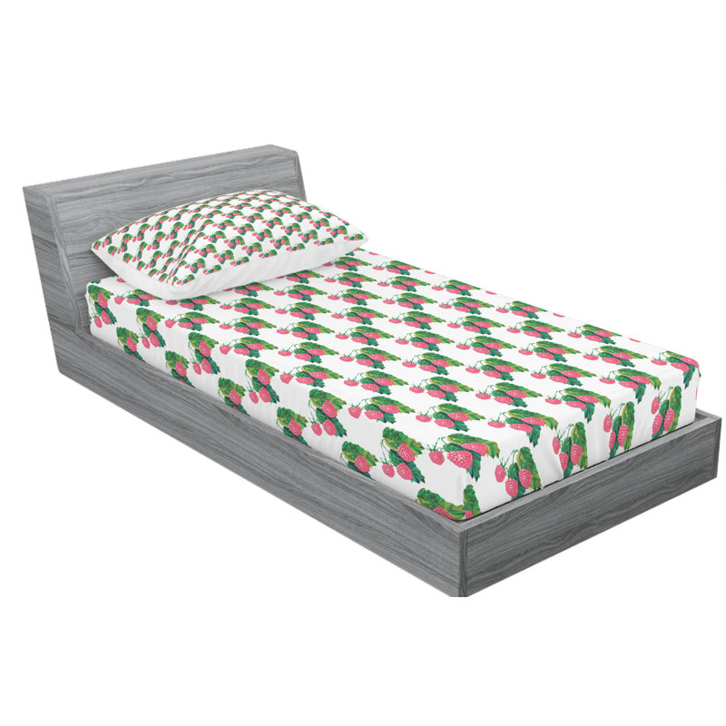 Microfiber Sheet Set, Twin Sheet Set with Fitted Sheet