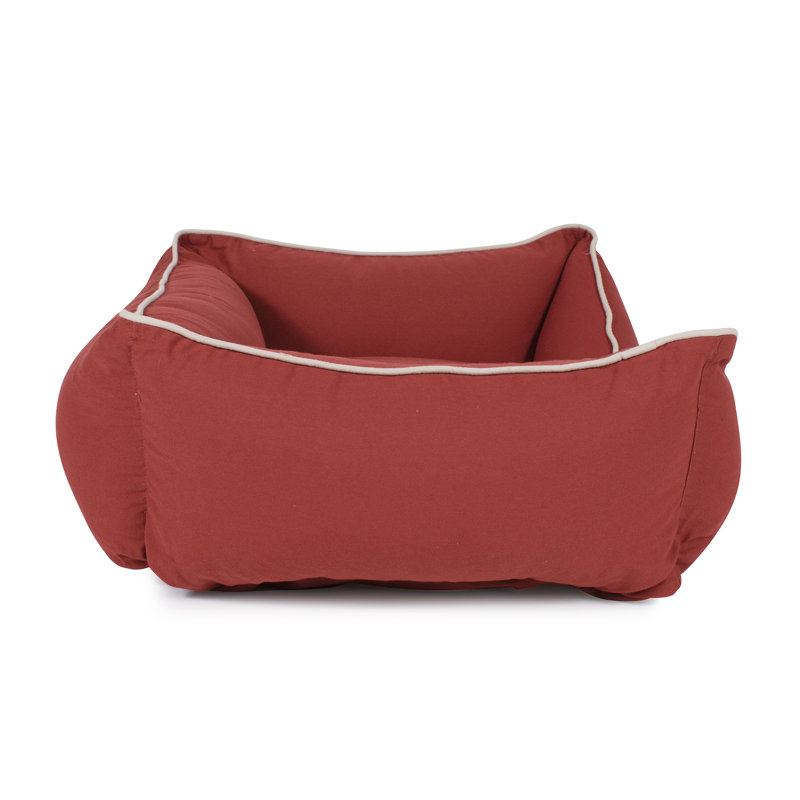Classic Canvas Bolster, Medium (36" W x 27" D x 10" H), Red