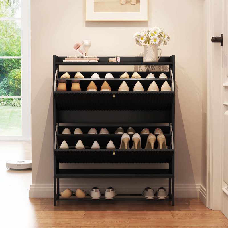 Latitude Run® 20 Pair Shoe Storage Cabinet Reviews Wayfair Canada