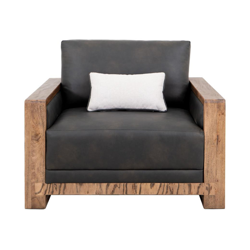 Structure et base en bois, fauteuil