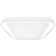 Quadro Plastic LED Flush Mount