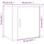 Jasemin 50cm W Manufactured Wood Bedside Table-1819040092