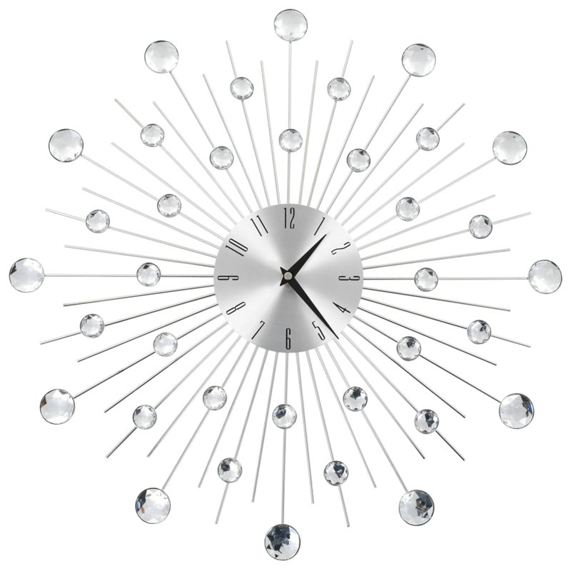 Doiron 50cm Wall Clock, Silver, 50