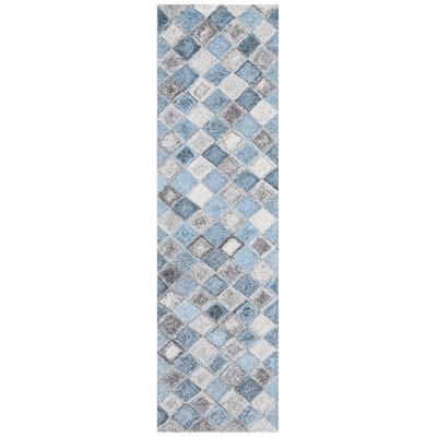 Ffraid Hand Tufted Performance Geometric Rug