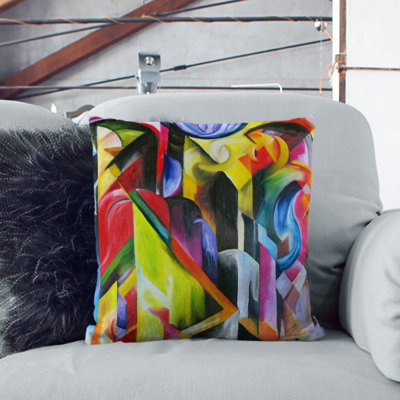 Abstract Square Cushion