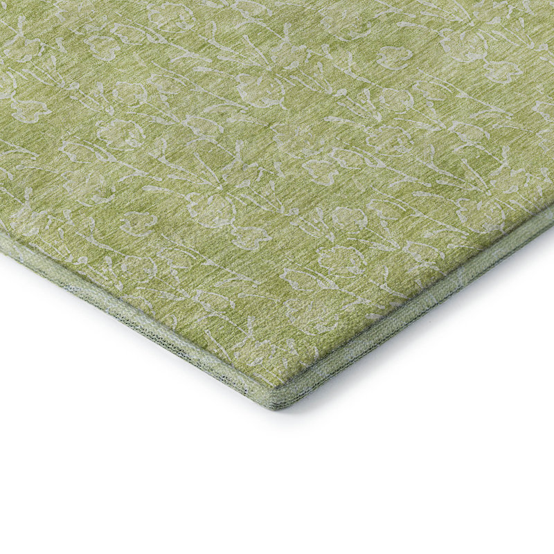 Tapis en aloès Prisco lavable à la machine de qualité supérieure, Rond 8 pi