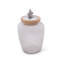 Fleur De Lis Glass Jar-851636291