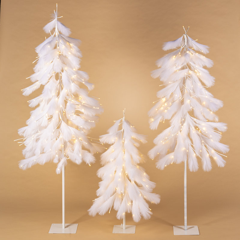 Arbre de descente illuminé avec abat-jour électrique en forme de pampa