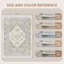 Machine Washable Oriental Floral Non Slip Indoor Area Rug-812906679-812906696