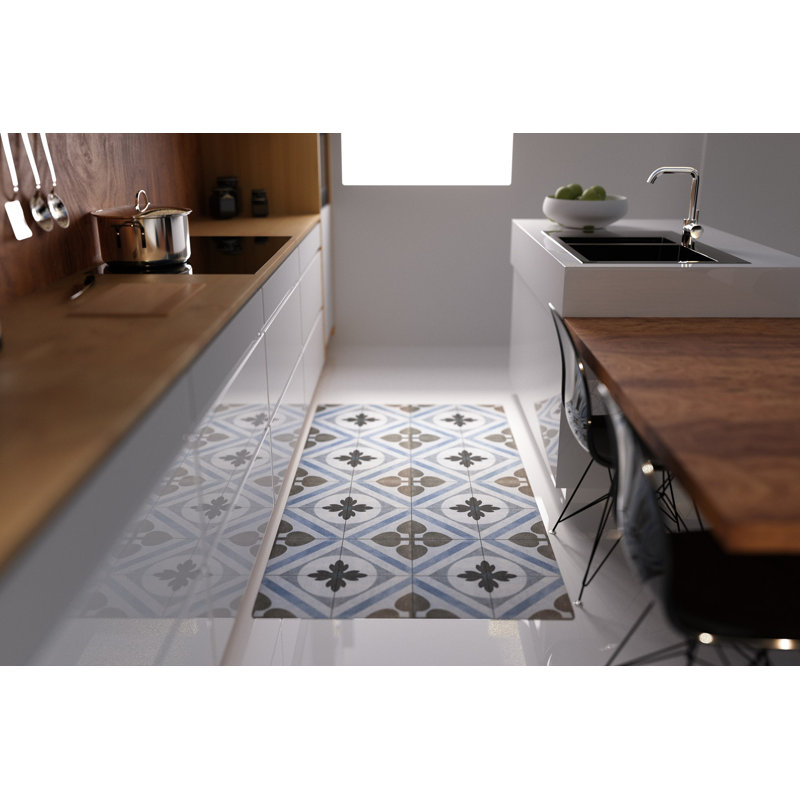Fez Vinyl Floor Mat, 72cm L x 100cm W