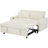 Modern With 3 Levels Adjustable And Comfortable Foam, Beige 58.71" Bed Strong Seat