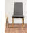 Eubanks High Gloss 4 Seat Rectangular Dining Table Set with Faux Leather Upholstered Dining Chairs-691290828