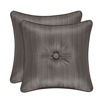 Coussin décoratif carré 16 po Astoria - Mink