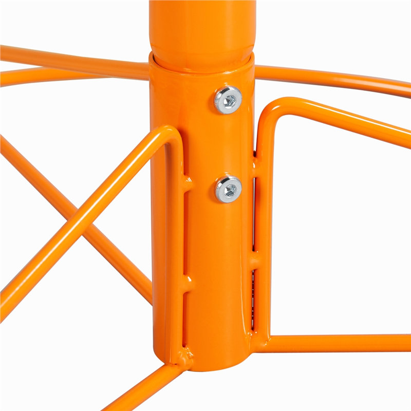 Practise Basket for Disc Golf, Orange, 53" H x 25.2" W x 25.2" D