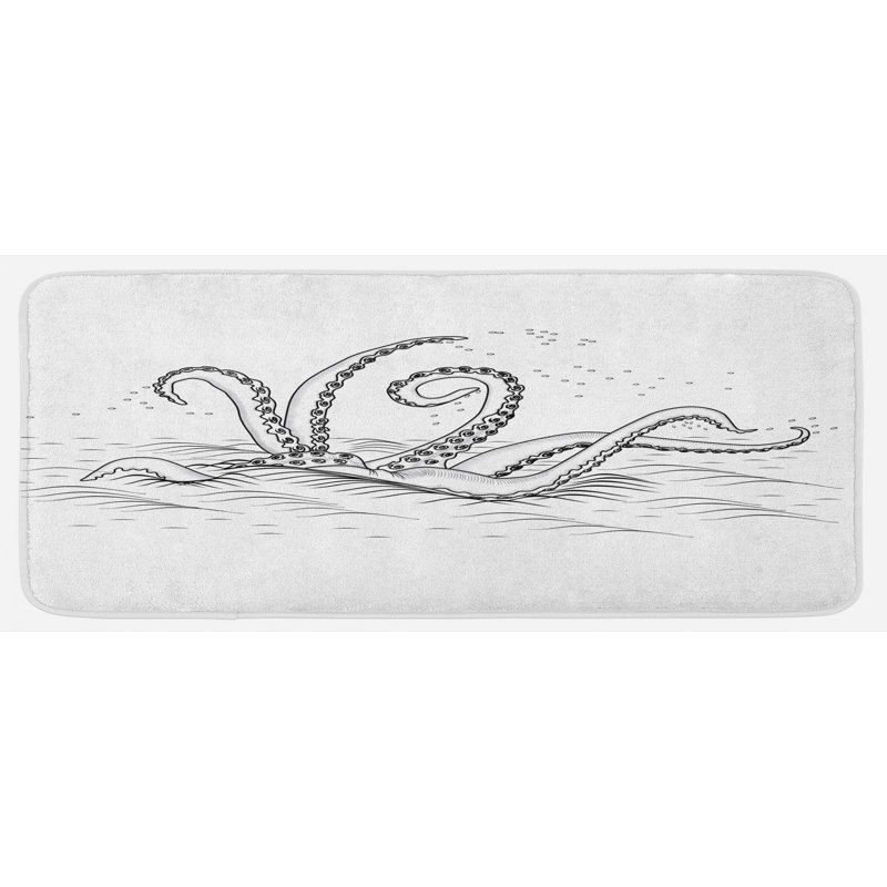 Tapis de cuisine kraken