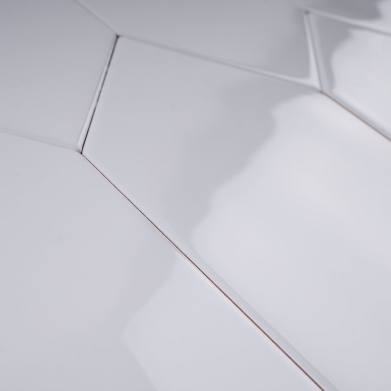 Taylor 3.94 in. X 11.81 in. Polished Ceramic Picket Wall Tile, White