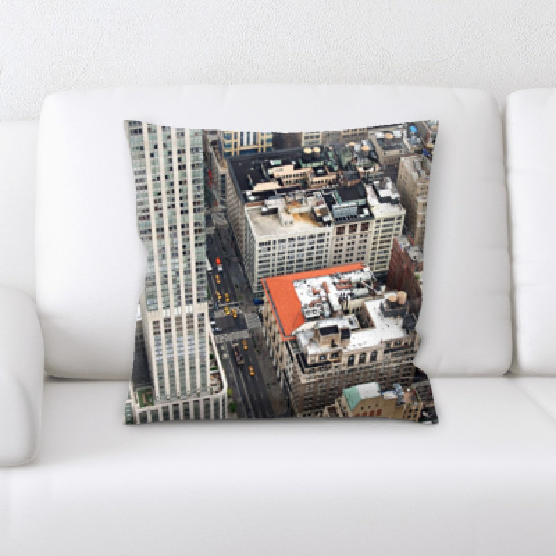 Housse et insert de coussin carré Fuente New York City