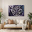 «Birds Pied Crow», art mural en métal mauve-1286364521
