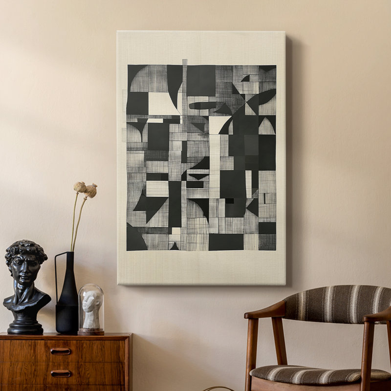 Série ABSTRACT DCCCL XXXIX - Cavas de galerie sur mesure, H 48 po x l 32 po