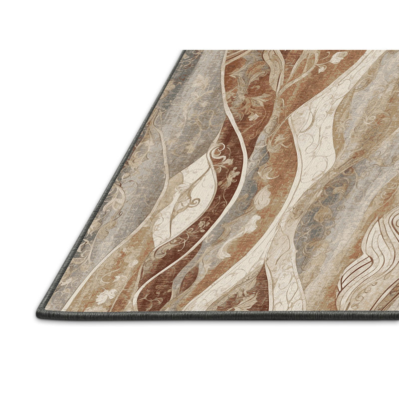 Velvet Layers Rug, Round 6'