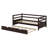 Twin Size Daybed With Trundle Frame Set – Ideal For Small Rooms/Guesthouses-1716981456