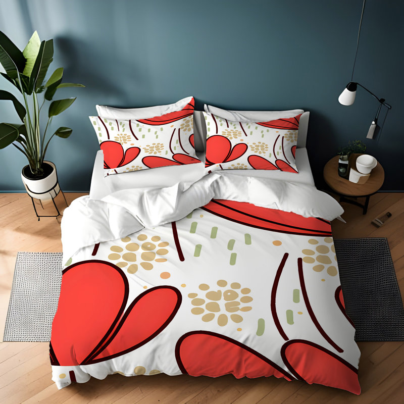 Ensemble de housse de couette , Housse de couette pour très grand lit et 2 très
