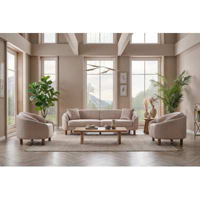 Sauu 3 - Piece Living Room Set
