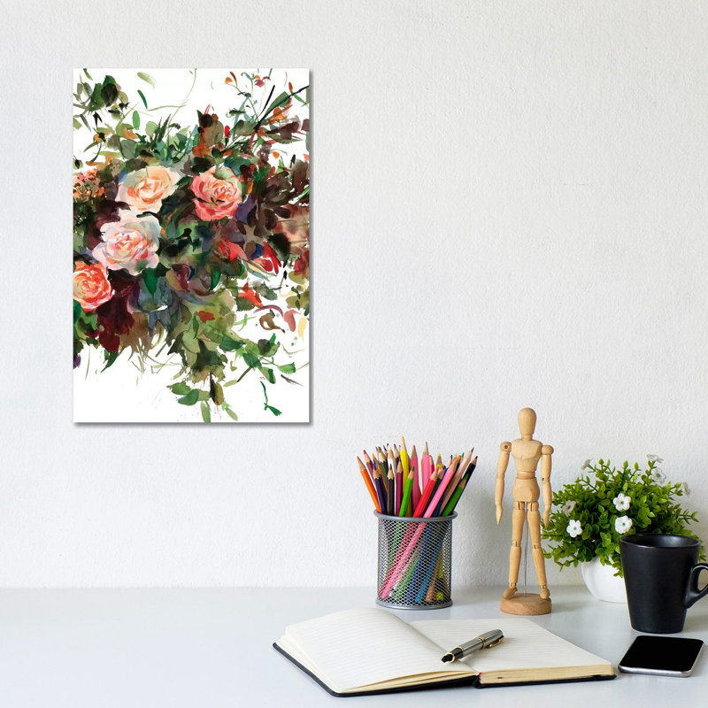 Redwied by Gosia Gregorczyk - Wrapped Canvas Print, 20.32 cm H x 30.48 cm W