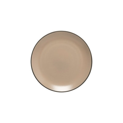 Stacked Organic Handmade Stoneware Salad/Dessert Plate