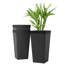 Ensemble de 3 pots à fleurs empilables de conception moderne-583778234