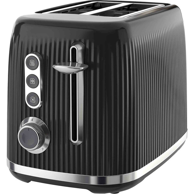 2 Slice Toaster, Black