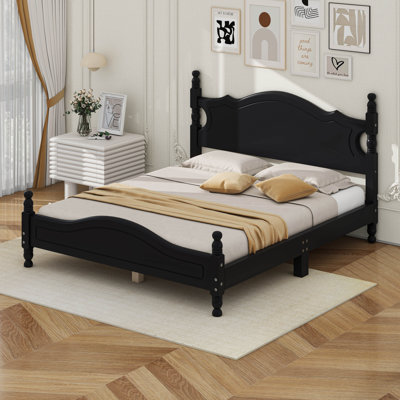 Retro Style Platform Bed