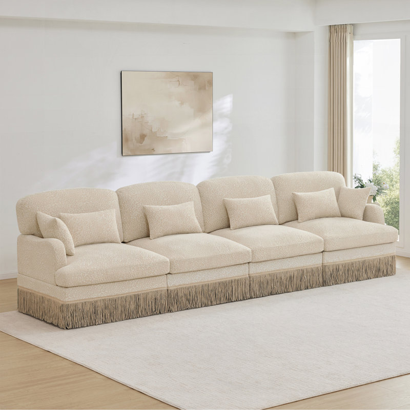 Canapé 4 places en chenille Comfy
