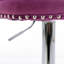 Tabouret pivotant en velours avec siège réglable-969428297-969428299