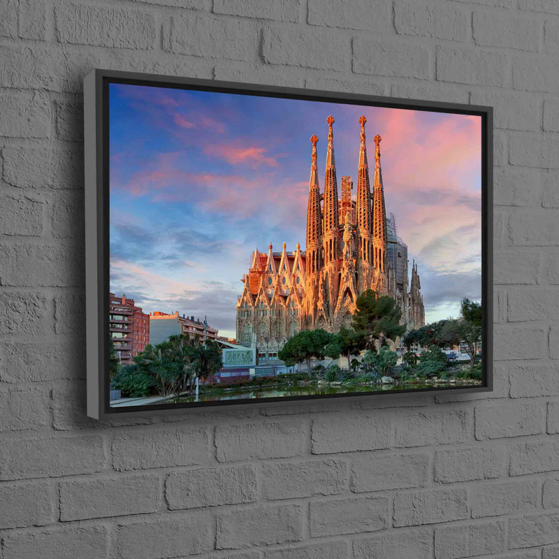 Print on Canvas, Framed Print without Mat, Black, 40 cm H x 60 cm W