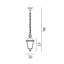 Beijing 1 -Bulb Outdoor Hanging Lantern-11078785-9749443