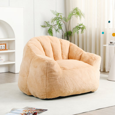 Fauteuil à billes, fauteuil à billes avec accoudoirs rembourrés de mousse à haute densité, fauteuil à billes Fauteuil à billes confortable pour adultes dans le salon, lecture dans la chambre à coucher
