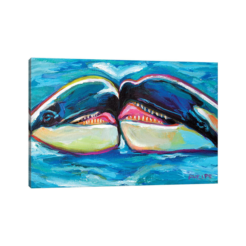Orques par Robert Phelps - reproduction d'art, Pas de tapis, Toile tendue, H 18 po x l 26 po x P 1,5 po