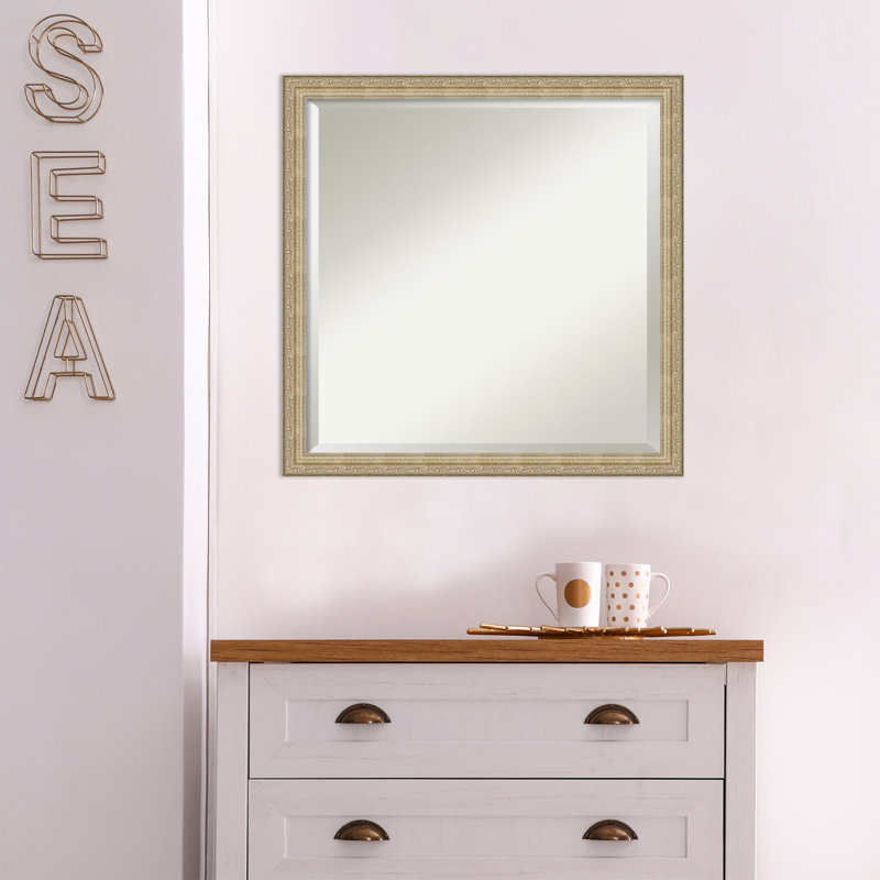 Miroir mural biseauté Adur, 22 po x 22 po