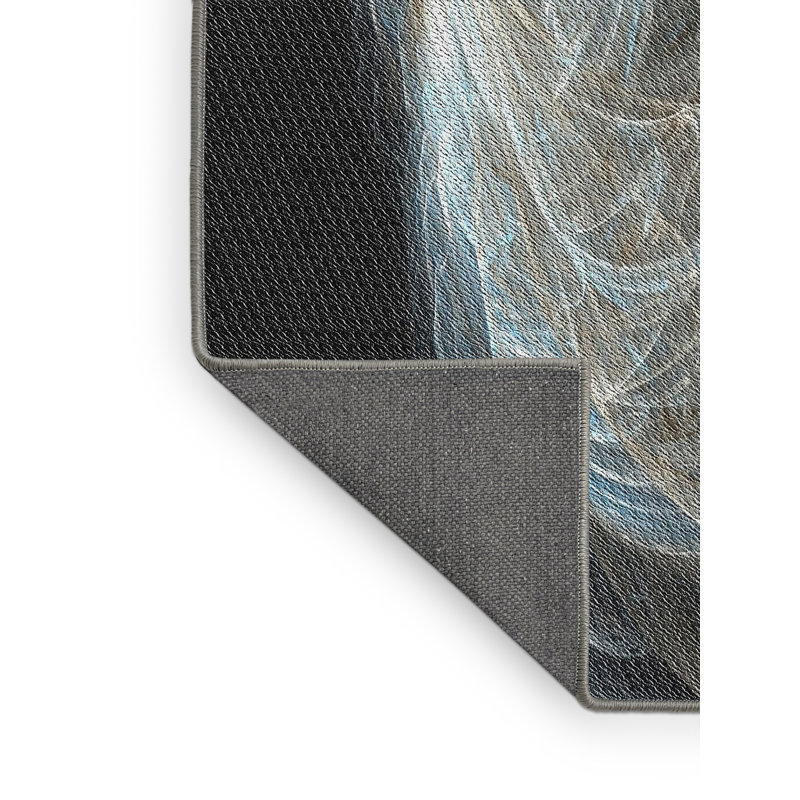 Tapis noir, Rectangle 5 pi x 7 pi