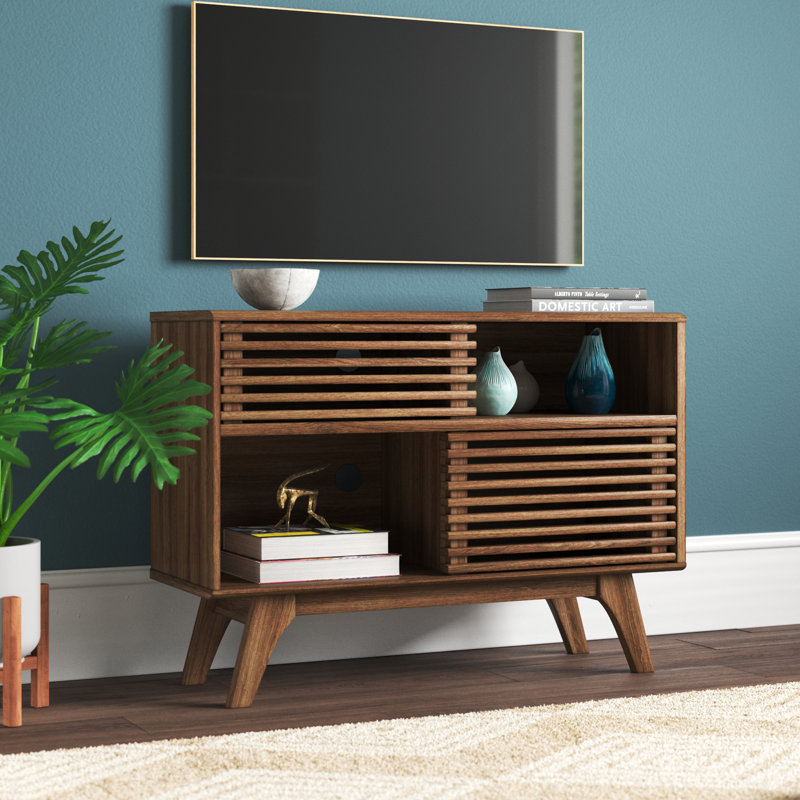 Render Two-Tier Display Stand, Walnut