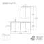 Meuble-lavabo flottant simple 48 po avec armoire supérieure, lavabo en céramique et conception sans poignée-132947838-132947839
